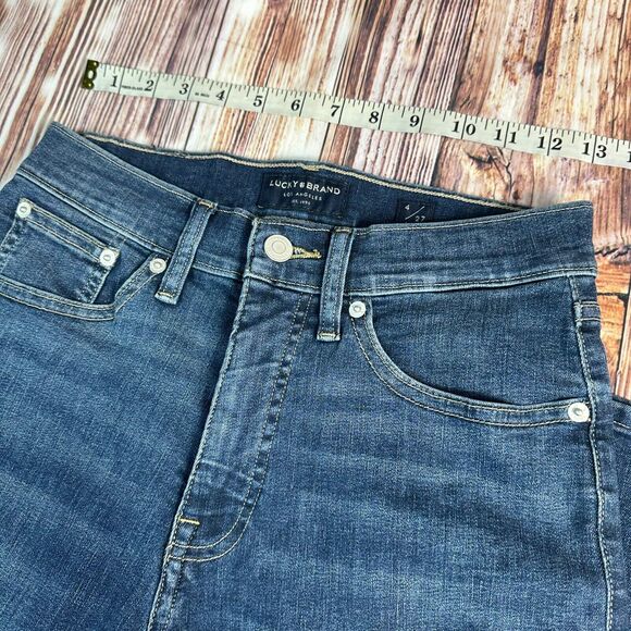 Lucky Brand BRIDGETTE SKINNY Jeans Womens Size 4/27 Ankle Blue Denim Pants 26x26 - Picture 4 of 12